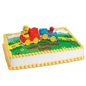 SESAME STREET TOW TRUCK  2 Pc. CAKE TOPPER SET Party Decoration DECOPAC NEW